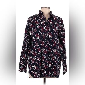 Lands' End Black and Red Tunic Top